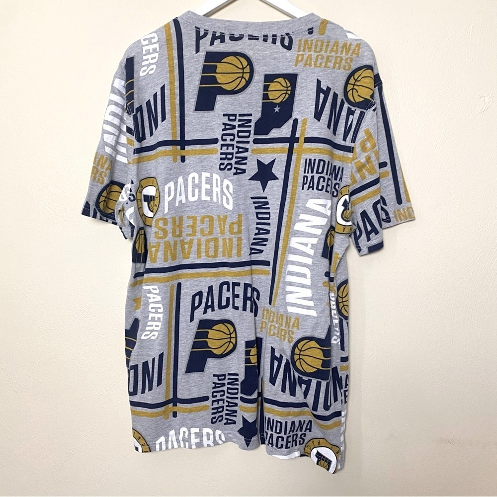 Vintage NBA Men Indiana Pacers Fan Multi Colors Basket Ball T-Shirt Sz XXL - Picture 13 of 13